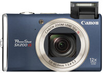 Canon PowerShot SX200 IS 1/2.3" 12.1 MP CCD 4000 x 3000 pixels Blue