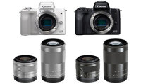 Canon EOS Kiss M + EF-M 15-45mm + 55-200mm MILC 24.1 MP...